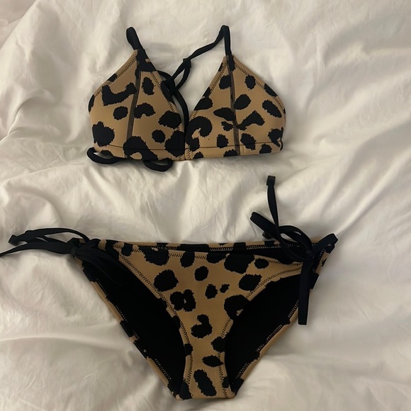 Triangl leopard print bikini - Picture 1 of 3